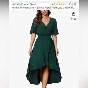 Amazon green maxi dress